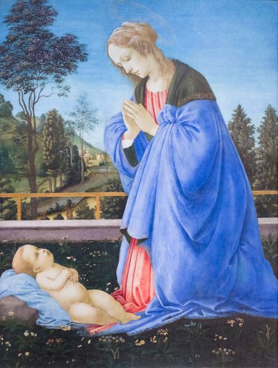Lapsen palvonta tekijältä Filippino Lippi