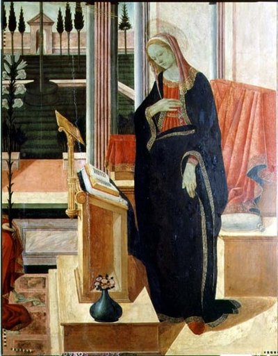 Ilmoitus (yksityiskohta numerosta 58343) tekijältä Filippino Lippi