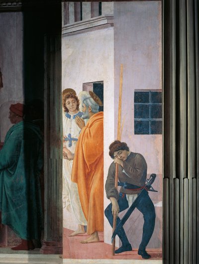 Pyhä Pietari vapautettu vankilasta, Filippino Lippi, fresko tekijältä Filippino Lippi