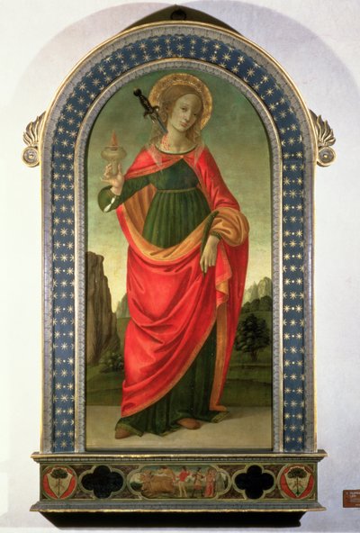St. Lucy, n. 1472–1474 tekijältä Filippino Lippi