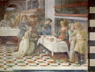 Herodeksen juhla, 1452-1464 tekijältä Filippino Lippi