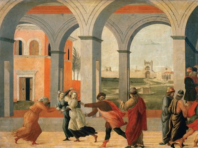Virginiassa roomalaisen maaherran Appius Claudiuksen vankina ... tekijältä Filippino Lippi