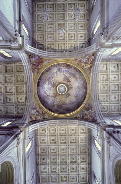 Näkymä vuonna 1425-46 rakennetun kupolin sisäpuolelta tekijältä Filippo Brunelleschi