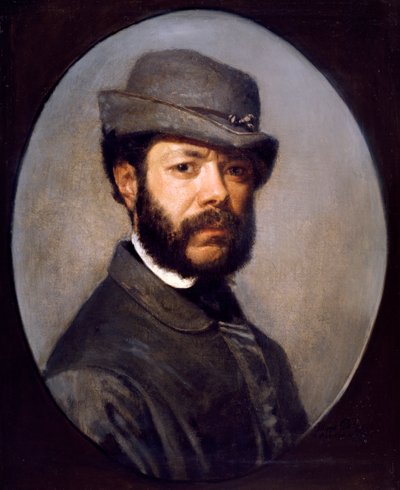 Filippo Palizzin (1818-1899) omakuva (öljy kankaalle) tekijältä Filippo Palizzi