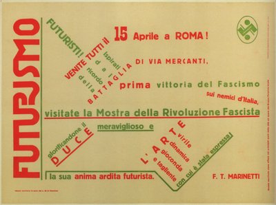 Futurismi, 1932 tekijältä Filippo Tommaso Emilio Marinetti
