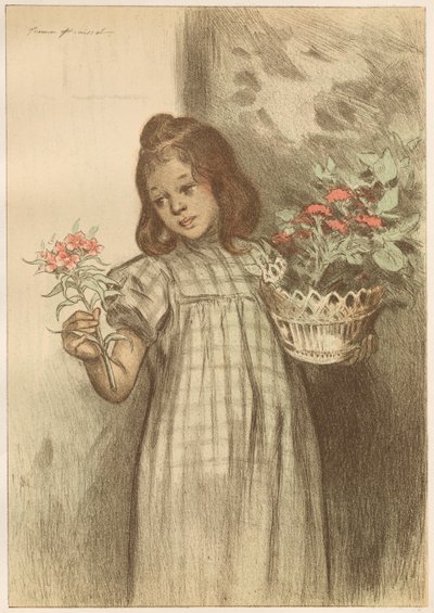 Bouquetière, julkaistu 1899. tekijältä Firmin Bouisset