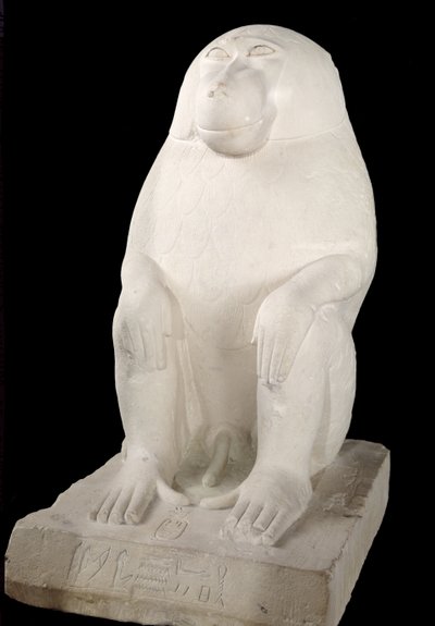 Paviaani, Keski-Britannia, mahdollisesti 7. dynastia (kalkkikivi) tekijältä First Intermediate Period Egyptian