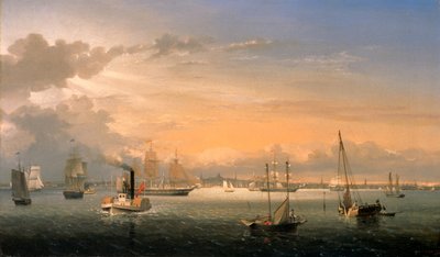 Bostonin satama tekijältä Fitz Henry Lane