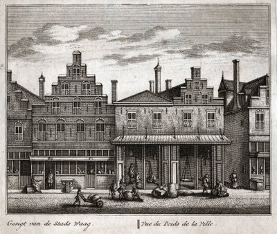 Delft, Alankomaat. (kaiverrus tekijältä Flemish School