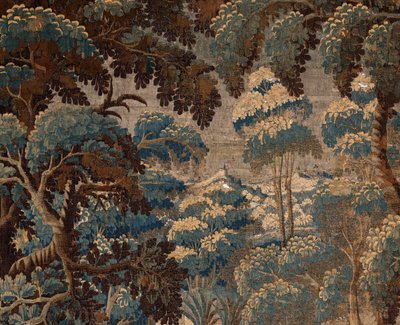 Flanderin kuvakudos. kestää. 1700-luvun loppu - 1700-luvun alku. Kirkon omaisuus Sint-Walburgakerk Oudenaarde (Dekenij van de Sint-Walburga). tekijältä Flemish School