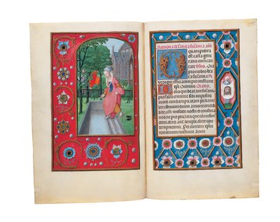 Folios Rothschildin tuntikirjasta, Gent tai Brugg, n. 1505 tekijältä Flemish School