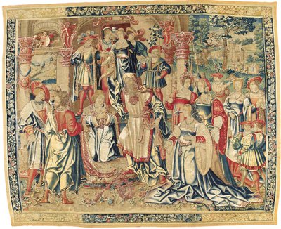 Ranskalais-flaamilainen raamatullinen kuvakudos, n. 1510-30 tekijältä Flemish School