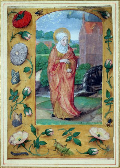 Maria Magdaleena, Tuntien kirjasta, n. 1500 tekijältä Flemish School