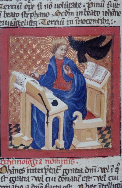 Ms Gen 1111 sivu Legenda Aureasta, Bruggesta, n. 1400-10 tekijältä Flemish School