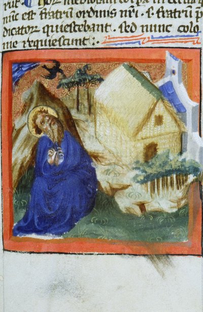 Ms Gen 1111 sivu Legenda Aureasta, Bruggesta, n. 1400-10 tekijältä Flemish School