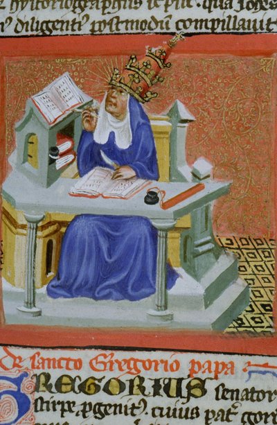 Ms Gen 1111 sivu Legenda Aureasta, Bruggesta, n. 1400-10 tekijältä Flemish School