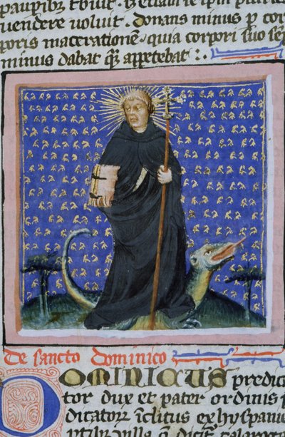 Ms Gen 1111 sivu Legenda Aureasta, Bruggesta, n. 1400-10 tekijältä Flemish School