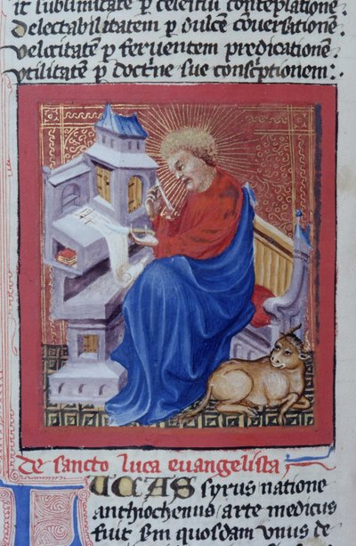 Ms Gen 1111 sivu Legenda Aureasta, Bruggesta, n. 1400-10 tekijältä Flemish School
