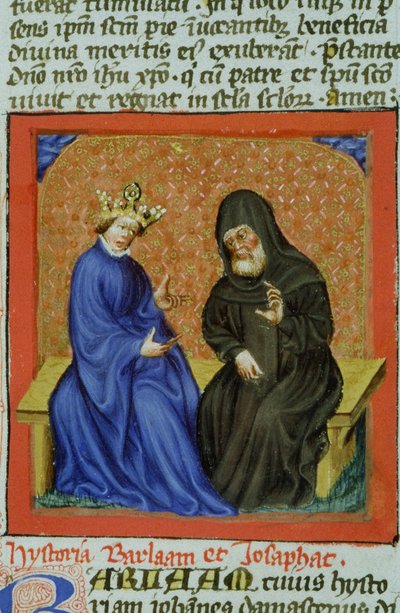 Ms Gen 1111 sivu Legenda Aureasta, Bruggesta, n. 1400-10 tekijältä Flemish School