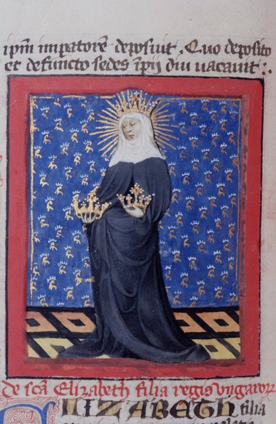 Ms Gen 1111 sivu Legenda Aureasta, Bruggesta, n. 1400-10 tekijältä Flemish School