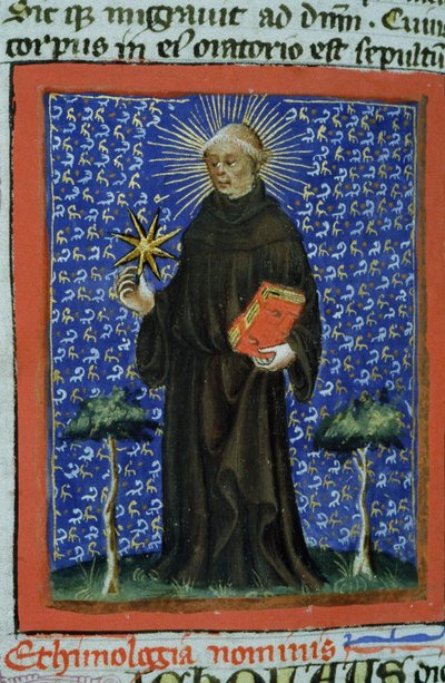 Ms Gen 1111 sivu Legenda Aureasta, Bruggesta, n. 1400-10 tekijältä Flemish School