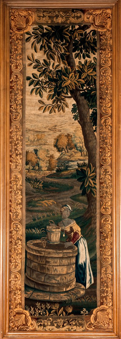 Palace (Eu:n linna). Museo (Eu-linnan Louis-Philippe Museum). Flanderin kuvakudos. 1700-luvulla. tekijältä Flemish School