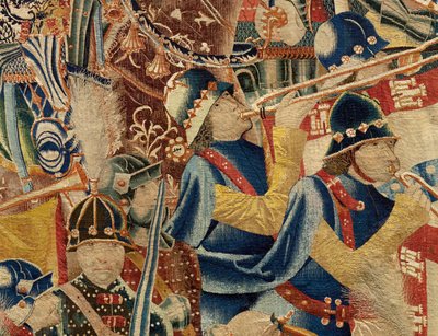 Seurakunnan kuvakudosmuseo (Pastrana Tapestriesin seurakuntamuseo). Flanderin kuvakudos. Ota Asilah (Take of Asilah, Assault on Asilah, De inname van Arzila). Sarja Portugalin kuninkaan Alfonso I:n valloitukset. Tournai. tekijältä Flemish School