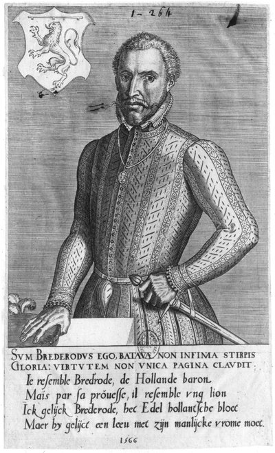 Kreivi Henry Brederoden (1531-68) muotokuva 1566 tekijältä Flemish School