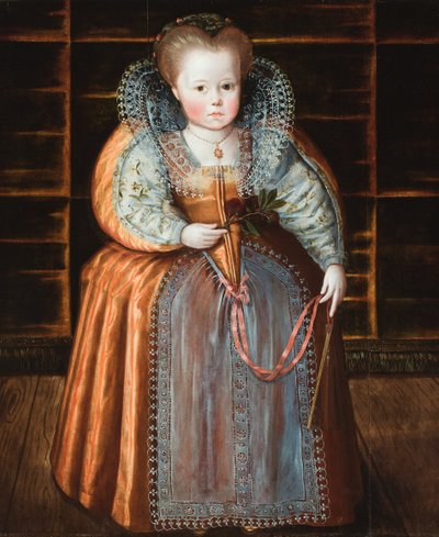 Lapsen muotokuva, jonka sanotaan olevan kuningatar Elisabet. tekijältä Flemish School