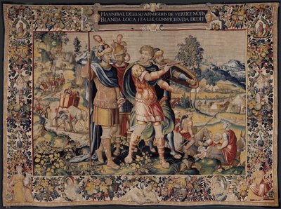 Hannibalin historia, n. 1570 (kuvakudos) tekijältä Flemish School