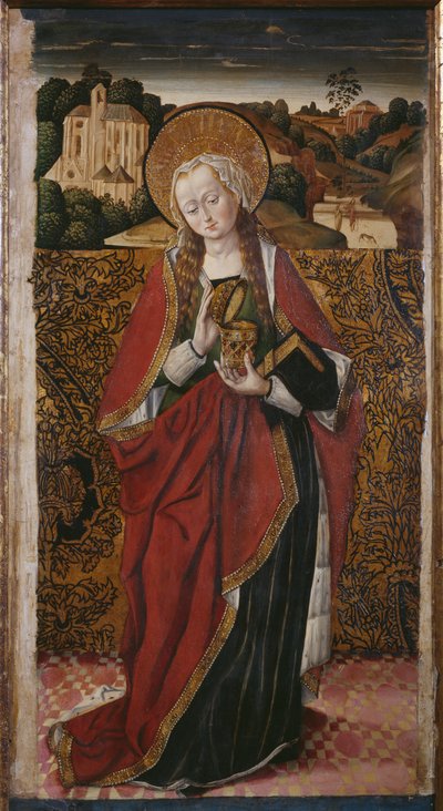 Triptyykki, Pyhä Maria Magdaleena, oikea paneeli (katso myös 345909, 345910) tekijältä Flemish School