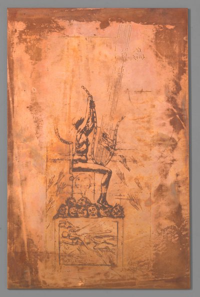 sitoa tekijältä Félicien Rops (signed by artist)