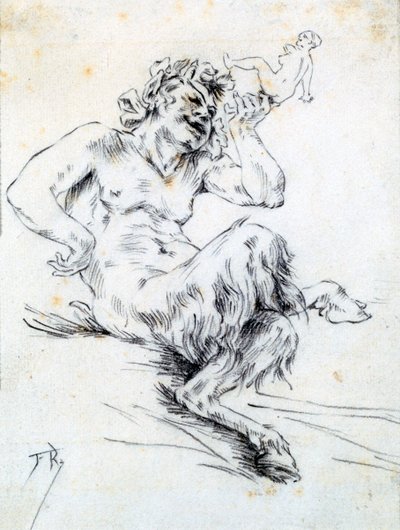 "Fauna", 1850-1898 tekijältä Félicien Rops