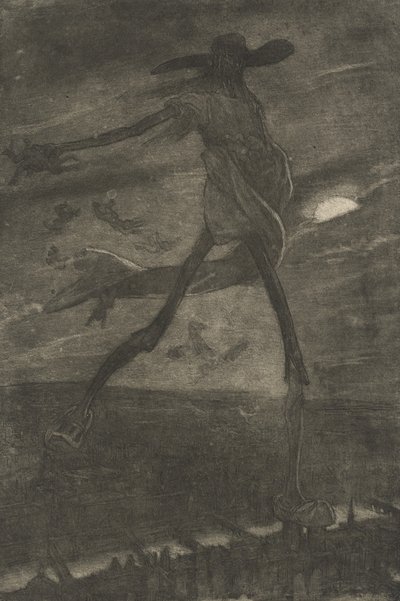 Saatana kylvö taaraa Saatana kylvä taakkaa. tekijältä Félicien Rops