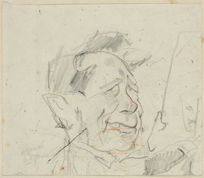 Luonnos Ferdinand Marinuksesta tekijältä Félicien Rops