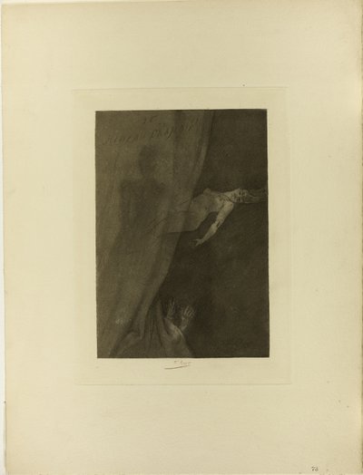 Crimson Curtain tekijältä Félicien Rops