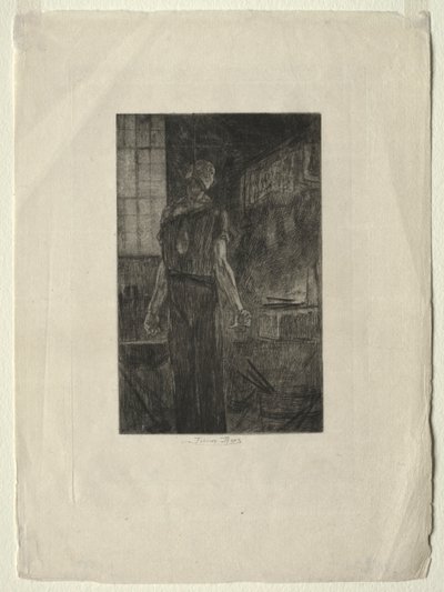 Levallois-Perretin hirttäminen, n. 1880. tekijältä Félicien Rops