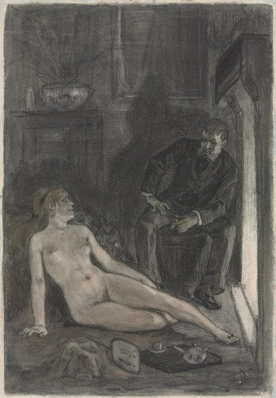 Talviilta, viimeinen kolmas 1800-luku. tekijältä Félicien Rops
