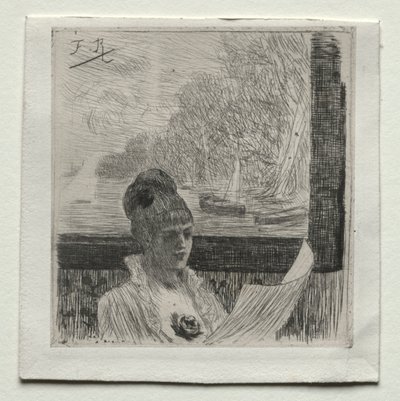 Nuori nainen tekijältä Félicien Rops