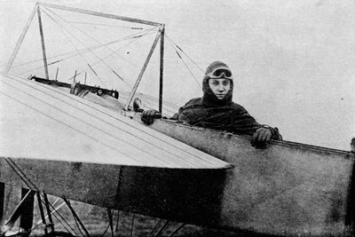 Gustav Hamel, ensimmäisen ilmakilpailun voittaja Brightoniin, 1911 1933. tekijältä Flight Photo