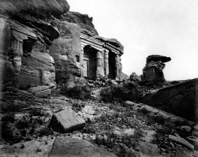 Gebel Silsileh, Egypti, 1878 tekijältä Félix Bonfils