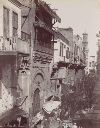 Kairo-katu, 1870-luku. tekijältä Félix Bonfils