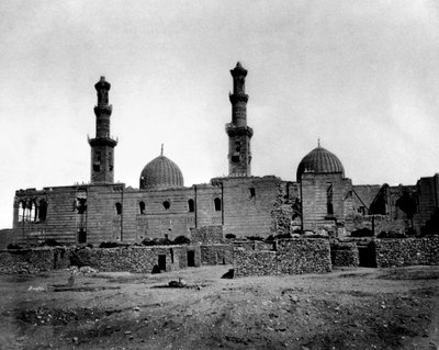 Sultan Barquqin moskeija, Kairo, Egypti, 1878 tekijältä Félix Bonfils