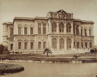 Giseh-palatsi Kairossa, Egyptissä tekijältä Félix Bonfils