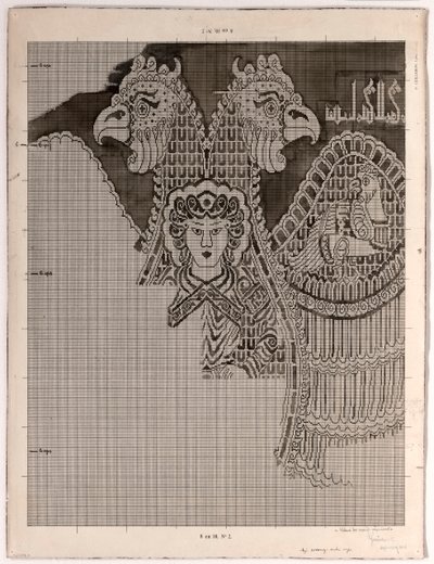 Kaaviopiirros Buyid Silkistä (1962.264) tekijältä Félix Guichert