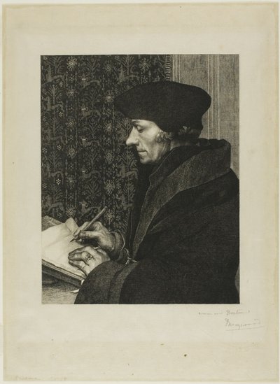 Erasmus tekijältä Félix Henri Bracquemond