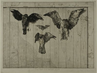 Oven yläosa tekijältä Félix Henri Bracquemond