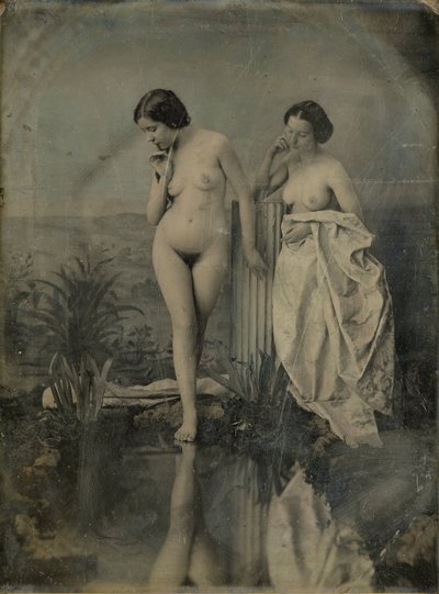 The Bathers - alaston työskentely kuvasoveltumukseen tekijältä Félix Jacques Moulin