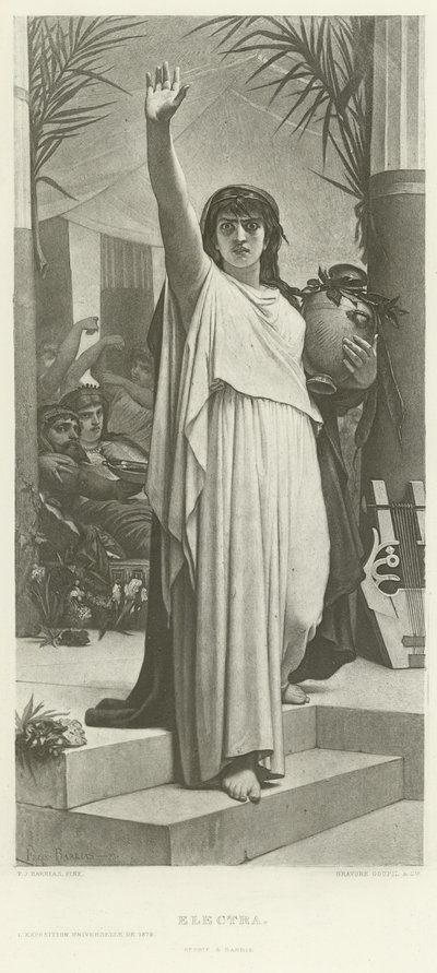 Sähkö (kaiverrus) tekijältä Félix Joseph Barrias