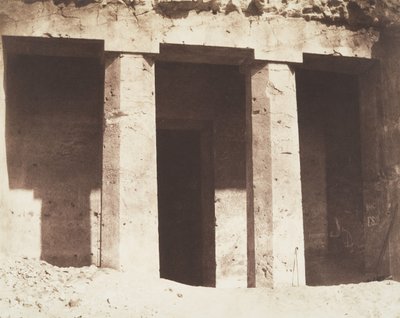 Beni Haçan, Hypogean-arkkitehtuuri, Amonein hauta, 1851-52. tekijältä Félix Teynard